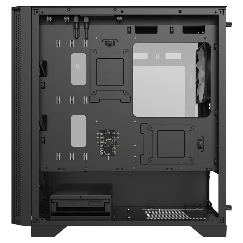 Mini Montech AIR 100 ARGB (schwarz, Tempered Glass)