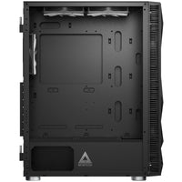 Montech X3 Mesh ATX Mid Tower Black with Mesh, Tempered Glass Side Panel, and USB 3.2 Gen 1 Type-A, USB 2.0 Type-A