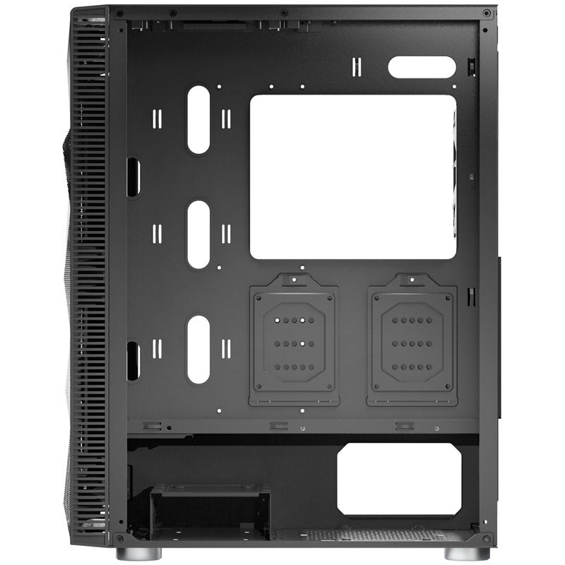 Montech X3 Mesh ATX Mid Tower Black with Mesh, Tempered Glass Side Panel, and USB 3.2 Gen 1 Type-A, USB 2.0 Type-A