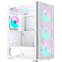 Montech X3 Mesh ATX Mid Tower White Tempered Glass Side Panel