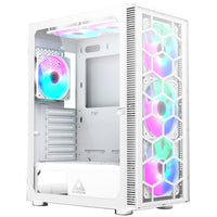 Case|MONTECH|X3 Glass|MidiTower|Case product features Transparent panel|Not included|ATX|MicroATX|MiniITX|Colour White|X3GLASS(W)