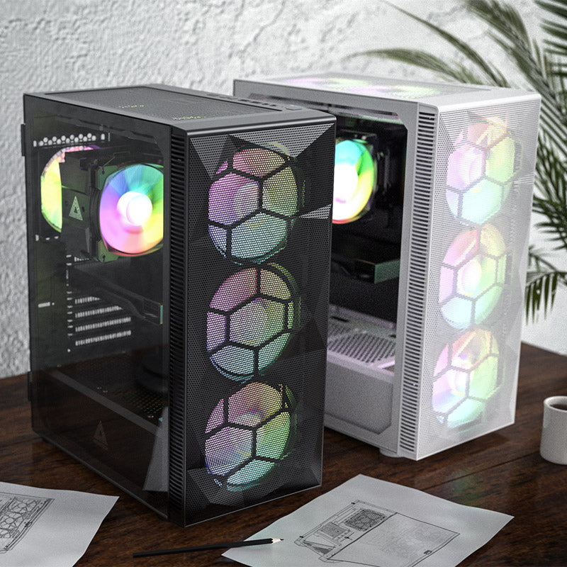 Case|MONTECH|X3 Glass|MidiTower|Case product features Transparent panel|Not included|ATX|MicroATX|MiniITX|Colour White|X3GLASS(W)