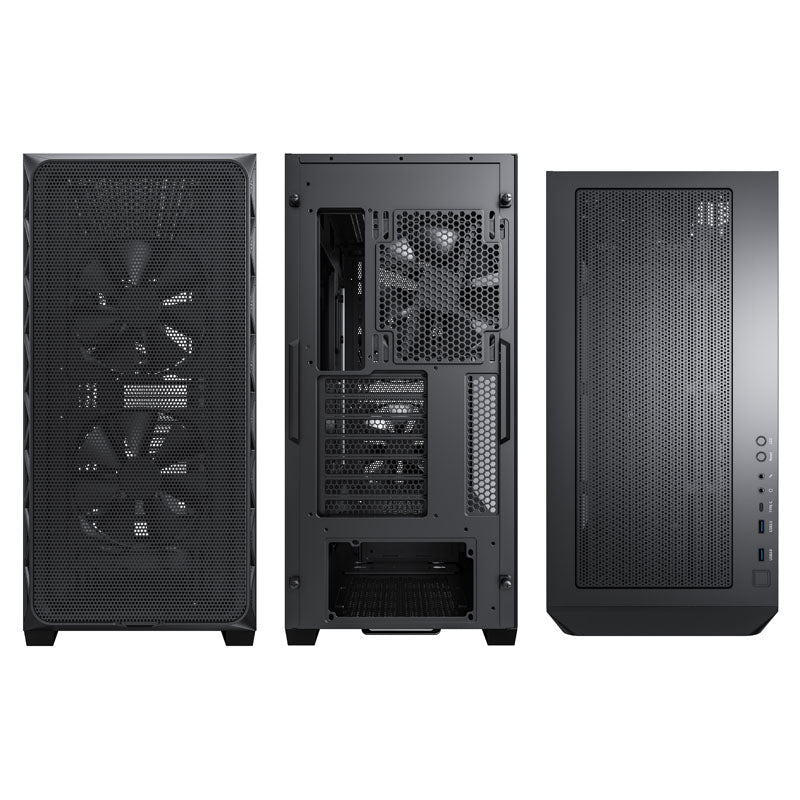 Montech AIR 903 BASE ATX Mid Tower Black Tempered Glass Side Panel