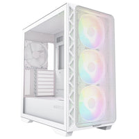 Boîtier PC Montech AIR 903 MAX ATX Moyen Tour Blanc avec Panneau Latéral en Verre Trempé
