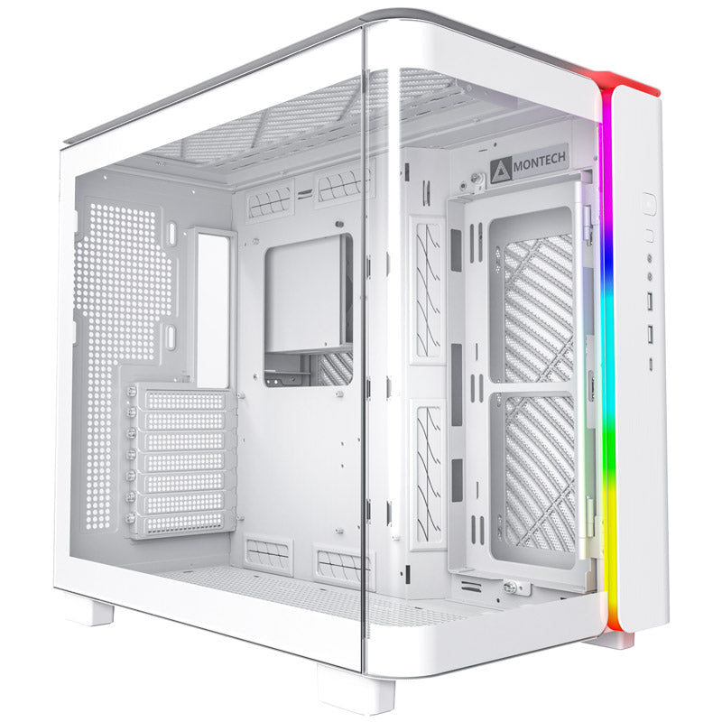 Montech KING 95 Midi-Tower, Tempered Glass, ARGB - weiß