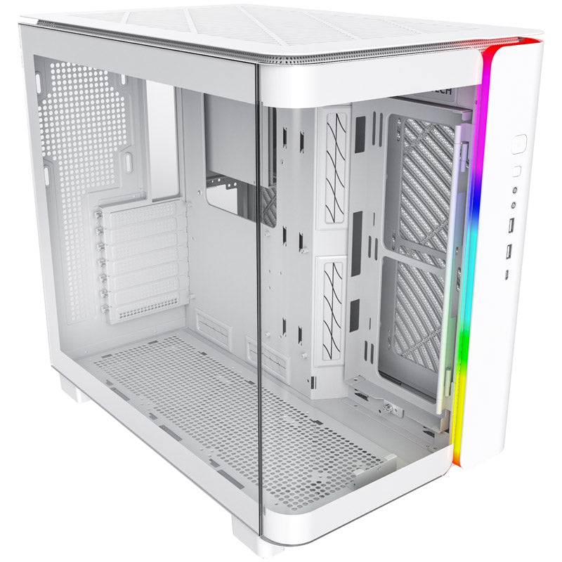 Montech KING 95 Midi-Tower, Tempered Glass, ARGB - weiß