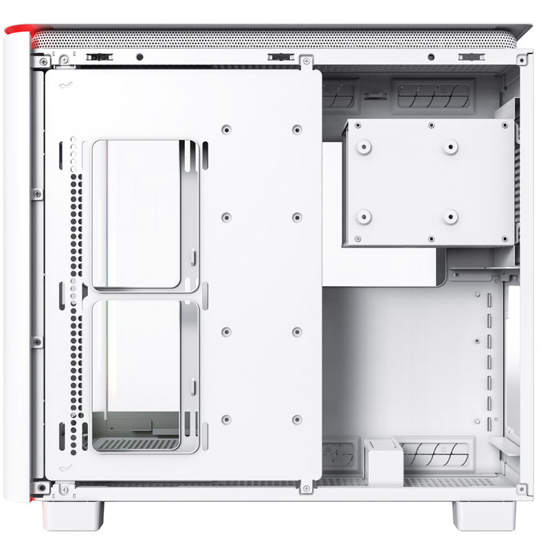 Montech KING 95 ATX Mid Tower blanc avec panneau latéral en verre trempé et panneau avant USB 3.2 Gen 1 Type-C/USB 3.2 Gen 1 Type-A