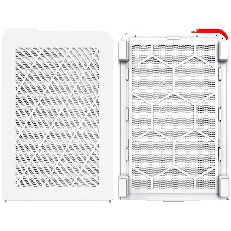 Montech KING 95 ATX Mid Tower blanc avec panneau latéral en verre trempé et panneau avant USB 3.2 Gen 1 Type-C/USB 3.2 Gen 1 Type-A
