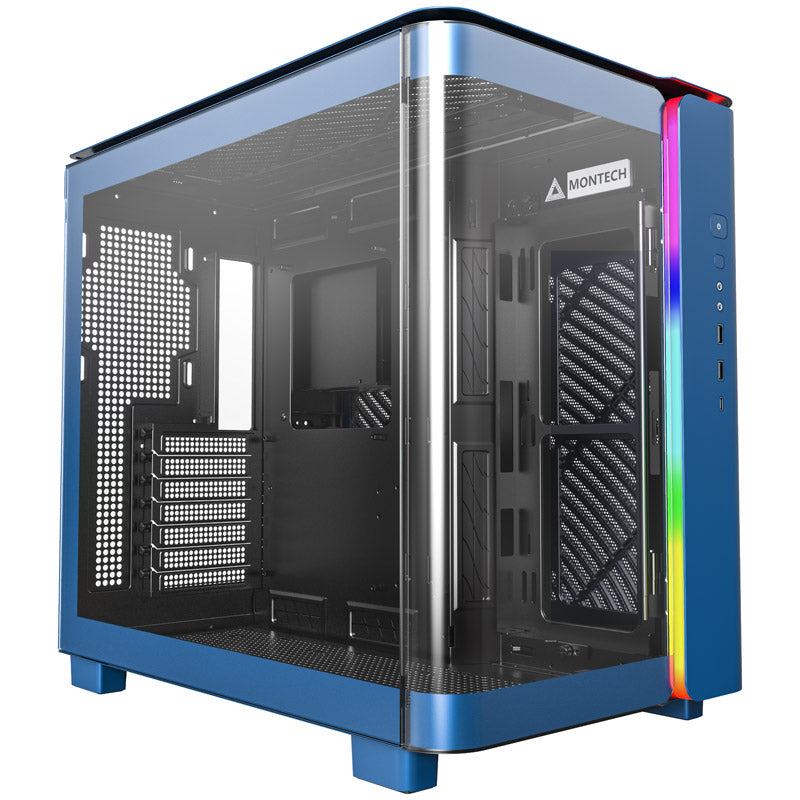 Montech KING 95 Midi-Tower, Tempered Glass, ARGB - Berliner Blau