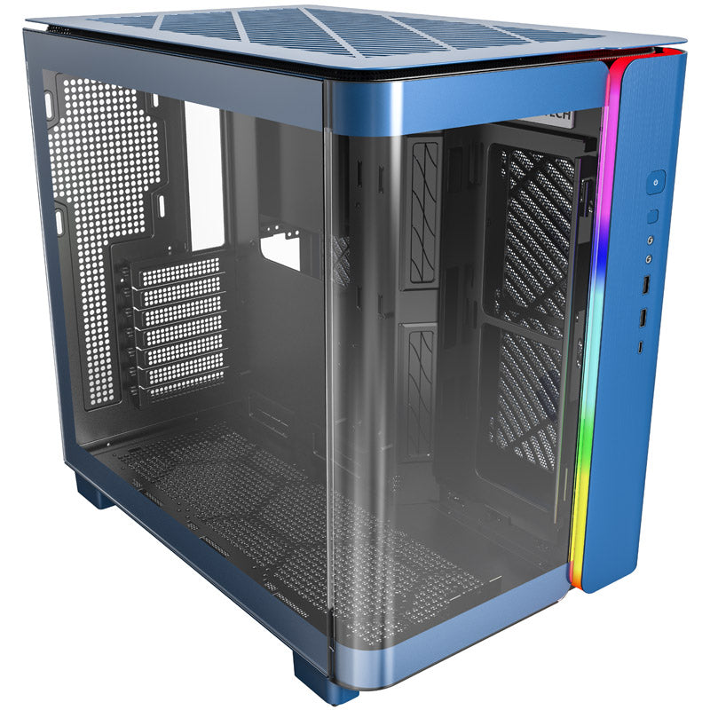 Montech KING 95 Midi-Tower, Tempered Glass, ARGB - Berliner Blau