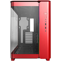 Montech KING 95 ATX Moyen Tour Rouge / Noir Panneau Latéral en Verre Trempé