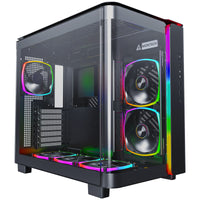 Montech KING 95 PRO ATX Mid Tower Black Tempered Glass Side Panel