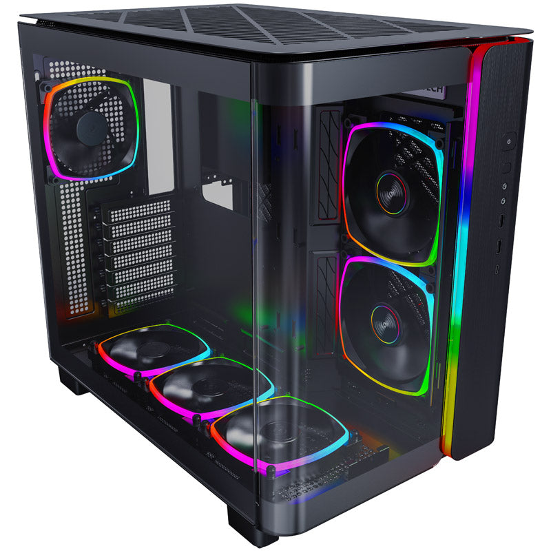 Montech KING 95 PRO ATX Mid Tower Black Tempered Glass Side Panel