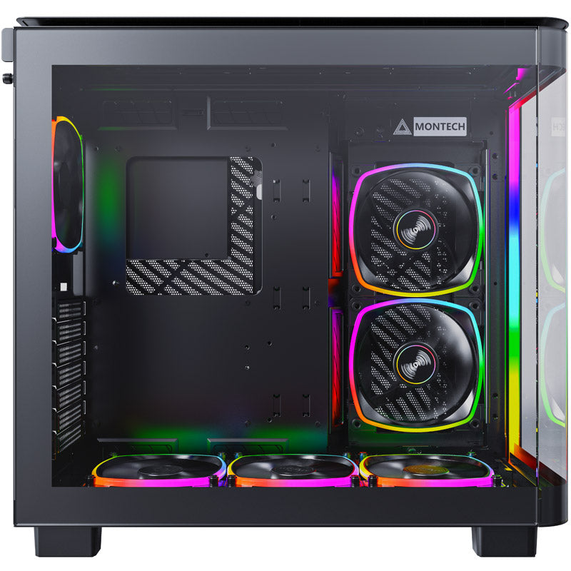 Montech KING 95 PRO ATX Mid Tower Black Tempered Glass Side Panel