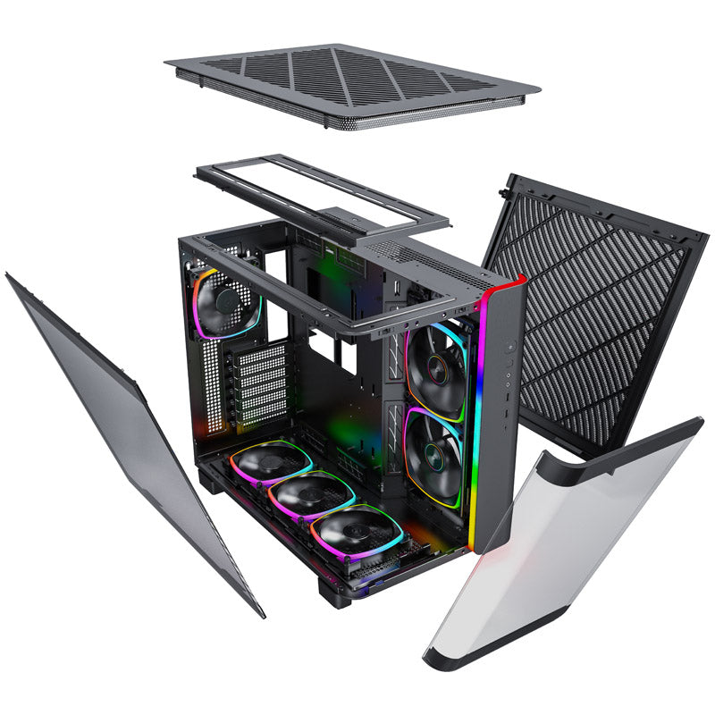 Montech KING 95 PRO (schwarz, Tempered Glass x 2)