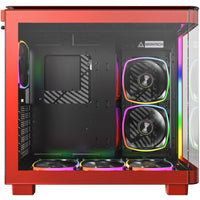 Montech KING 95 PRO ATX Mid Tower Red / Black Tempered Glass Side Panel with USB 3.2 Gen 2 Type-C and USB 3.2 Gen 1 Type-A
