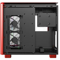 Montech KING 95 PRO ATX Mid Tower Red / Black Tempered Glass Side Panel with USB 3.2 Gen 2 Type-C and USB 3.2 Gen 1 Type-A