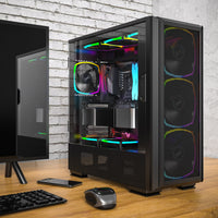 Montech SKY TWO GX E-ATX Mid Tower Black with Tempered Glass Side Panel