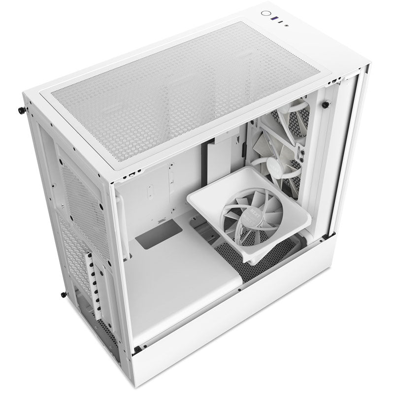 NZXT H5 Flow RGB Midi-Tower - weiß