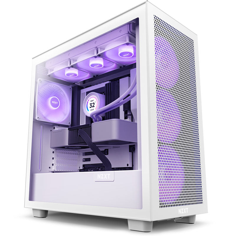 NZXT H7 Flow RGB Midi-Tower - weiß