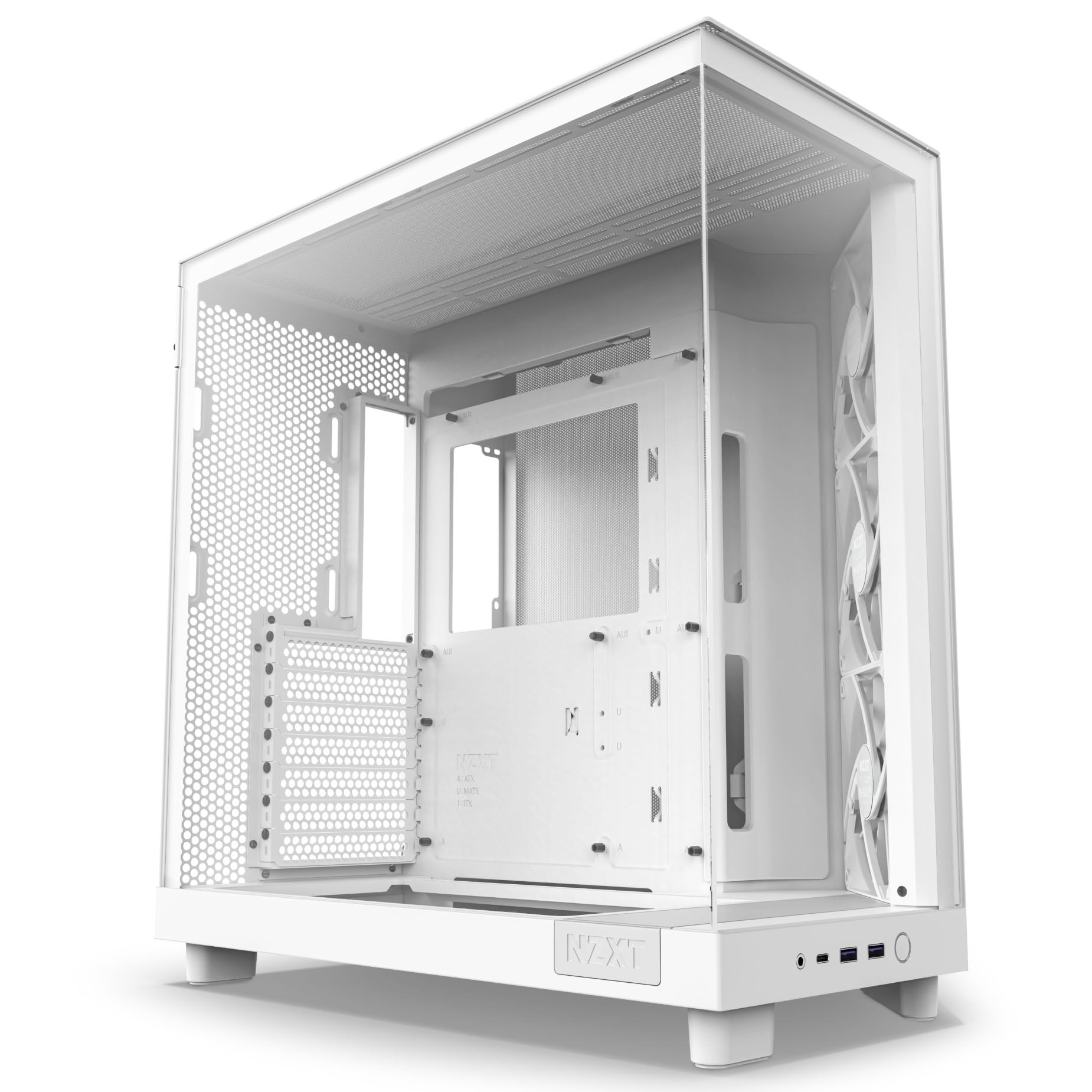NZXT H6 Flow Midi-Tower - Weiß