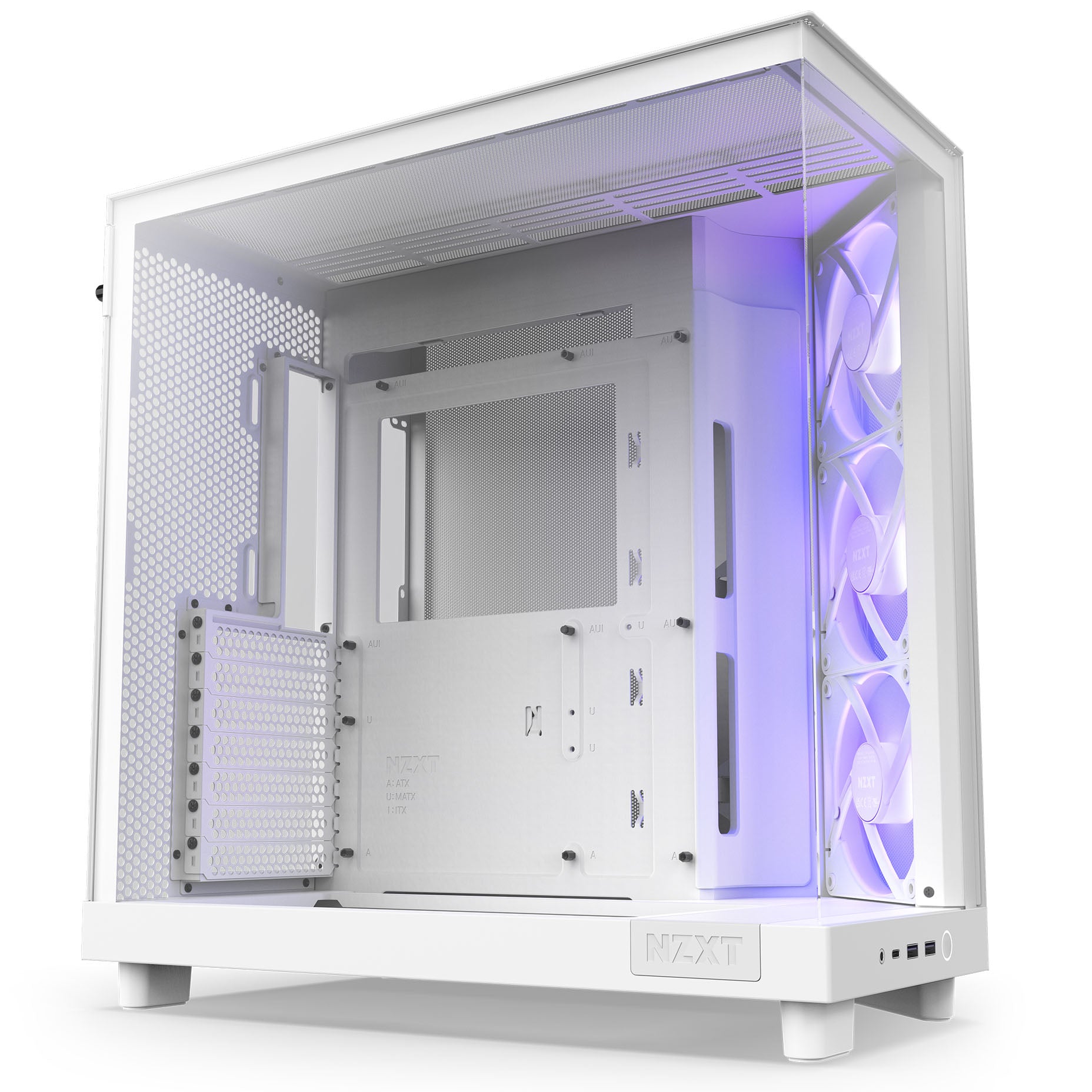 NZXT H6 Flow RGB Midi-Tower - Weiß