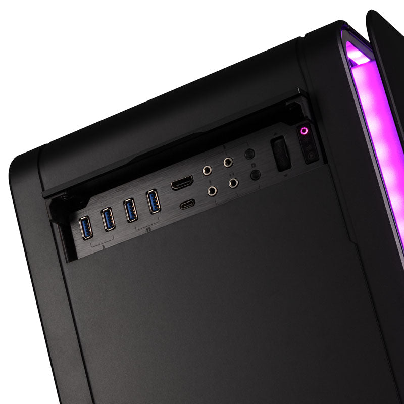 Phanteks Enthoo Elite ATX Full Tower Black with Tinted Tempered Glass Side Panel and USB 3.2 Gen 2 Type-C, USB 3.2 Gen 1 Type-A