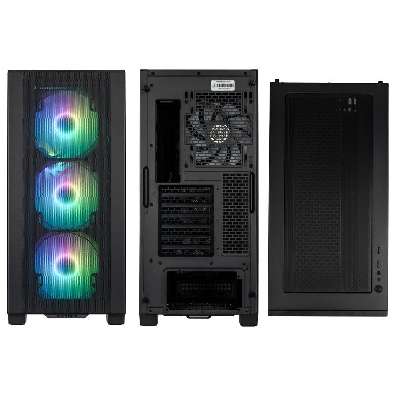 Phanteks XT PRO ULTRA Boîtier Moyen Tour ATX Noir avec Panneau Latéral en Verre Trempé et USB 3.2 Gen 2 Type-C, USB 3.2 Gen 1 Type-A