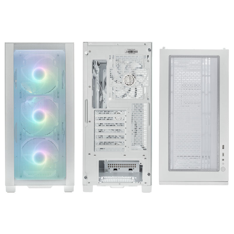 Phanteks XT PRO ULTRA ATX Mid Tower White Tempered Glass Side Panel