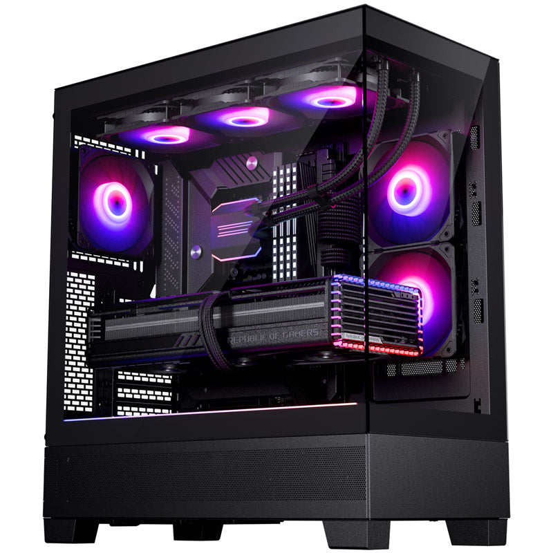 Phanteks XT View Boîtier Moyen Tour ATX Noir Panneau Latéral en Verre Trempé