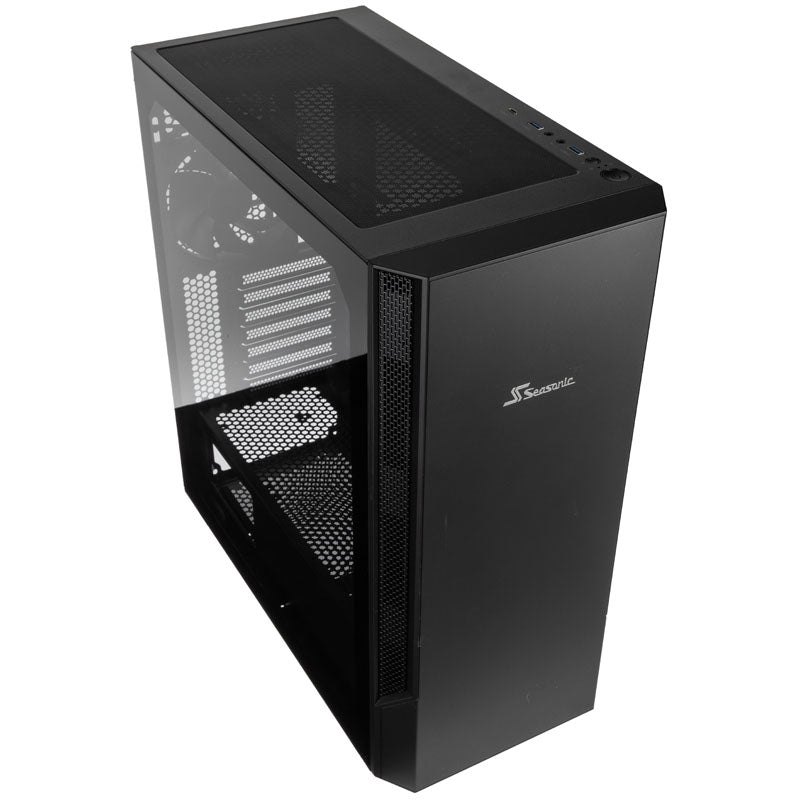 Seasonic Arch Q503 Midi Tower + CONNECT DGC-750 Gold Netzteil - schwarz