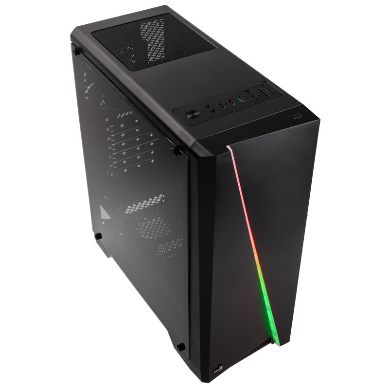 Aerocool Cylon RGB Midi-Tower - schwarz Window