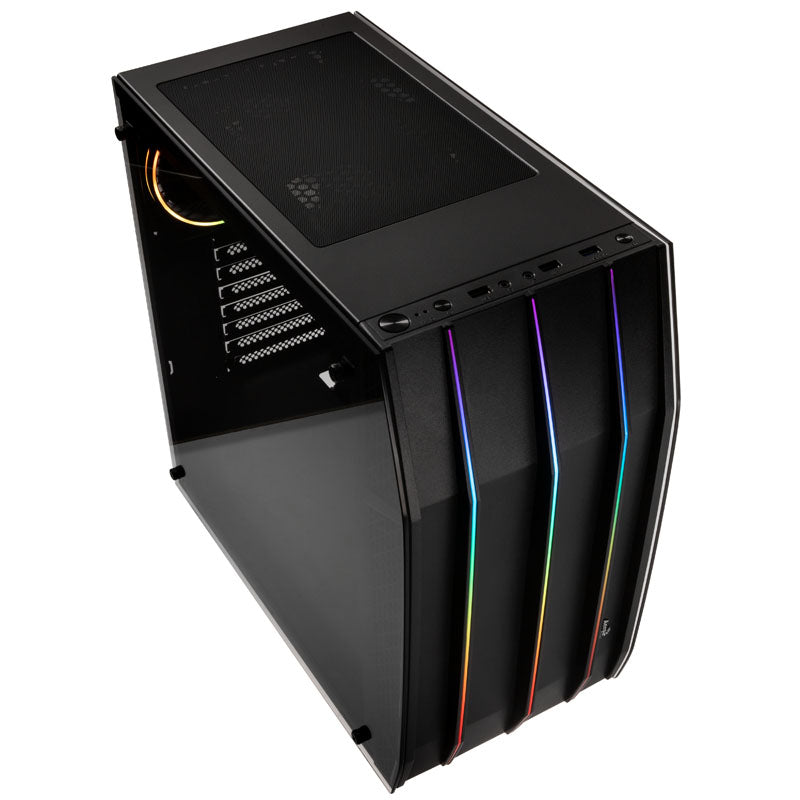 Aerocool Klaw G-BK-v1 RGB Midi-Tower - schwarz Window