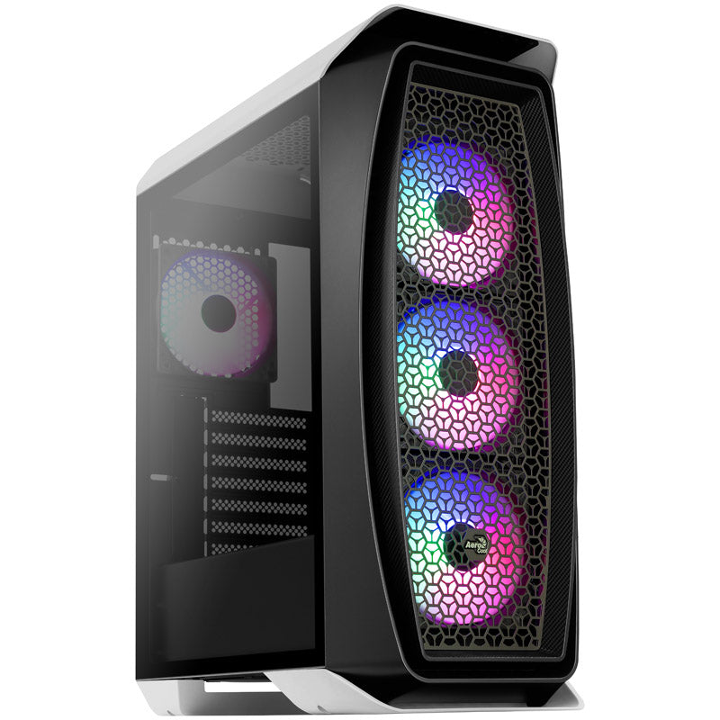 Aerocool Aero One Frost Midi-Tower, Tempered Glass - weiß
