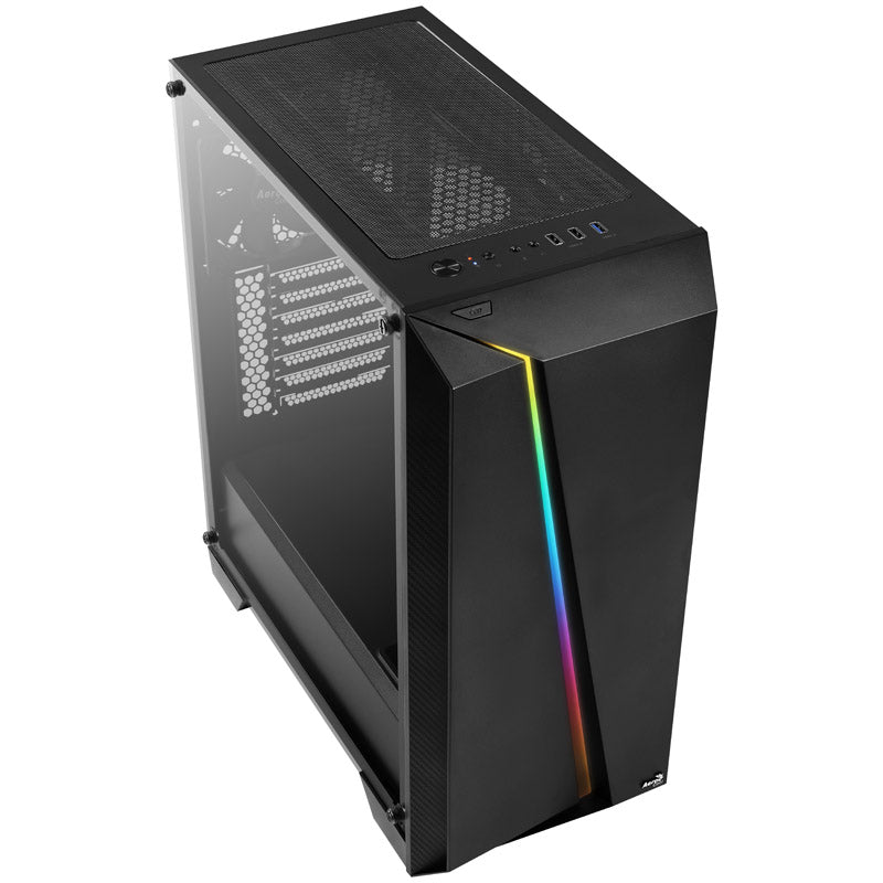 Aerocool Cylon Pro Tempered Glass Midi-Tower - schwarz