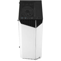Aerocool Bionic v2 Midi-Tower, RGB, Tempered Glass - schwarz/weiß
