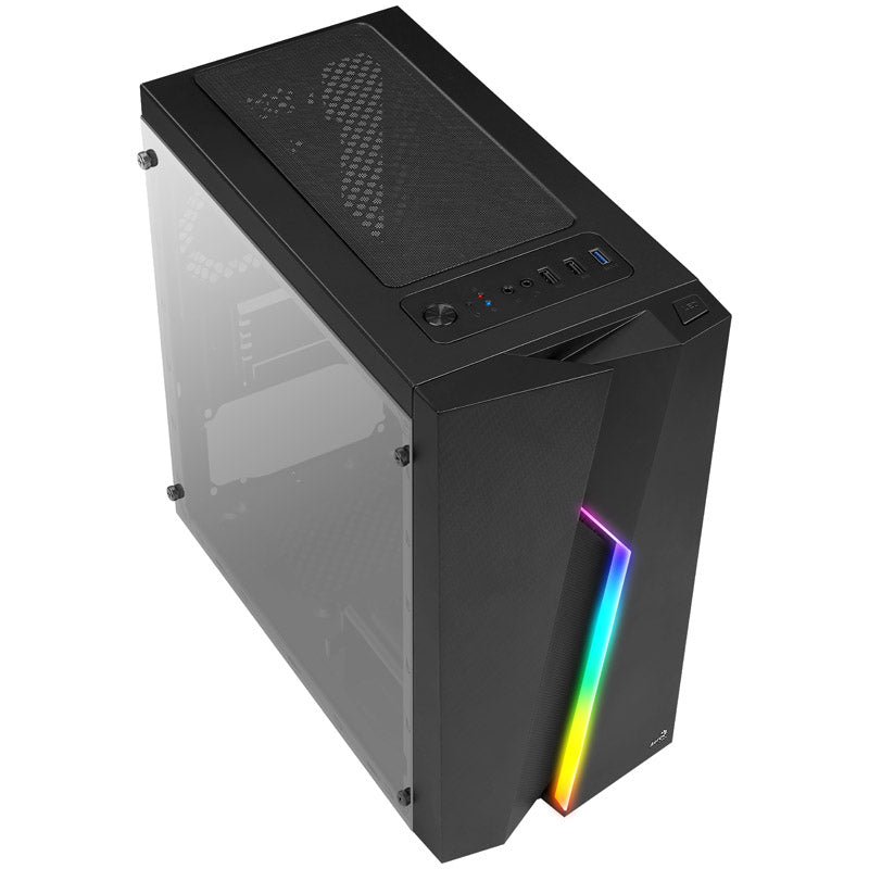 Aerocool Bolt Mini TG Micro-ATX Gehäuse - schwarz