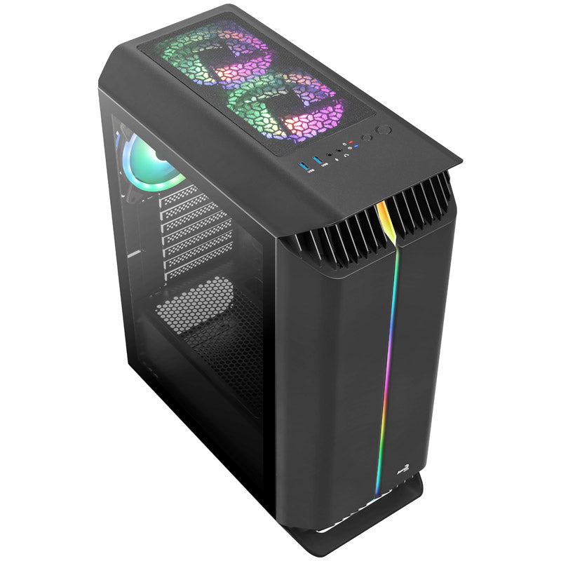 Aerocool Gladiator Duo Midi-Tower - schwarz Window