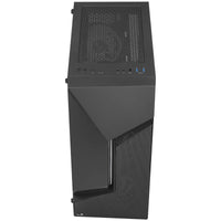 Aerocool Scape-G-BK-v3 Midi-Tower, Tempered Glass, ARGB - schwarz