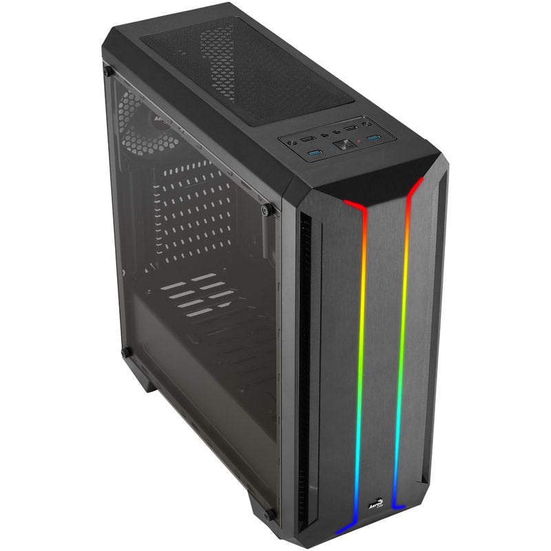 Aerocool Skyline ARGB V1 Midi-Tower, Acryglas - schwarz
