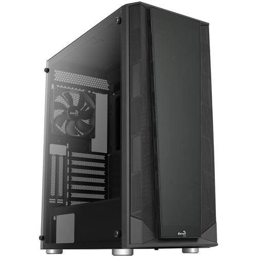 Aerocool Prism Midi-Tower, Tempered Glass - schwarz