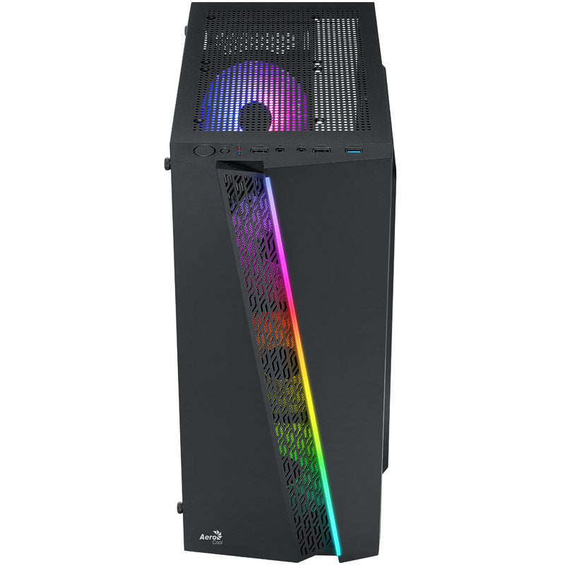 Aerocool Blade V1 Midi-Tower, Tempered Glass - schwarz