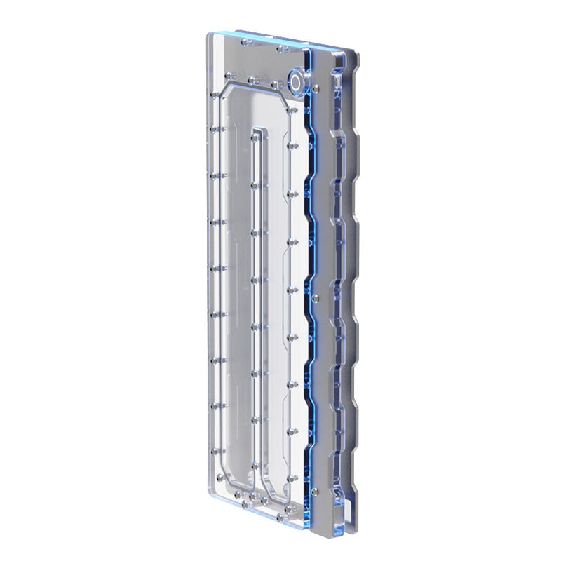 Singularity Computers  Wraith 2.0 Elite - Distro Plate - silber
