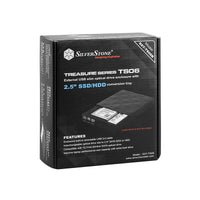 SilverStone TS06, 2,5 Zoll in Slim ODD Slot/External ODD Case - schwarz
