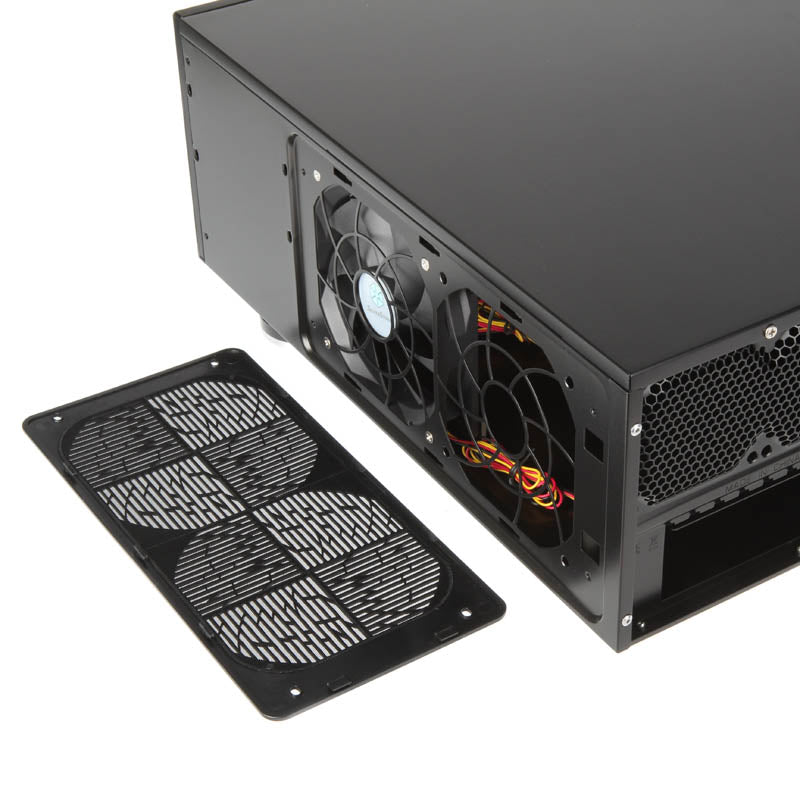 Silverstone GD08B HTPC Black USB 3.2 Gen 1 Type-A