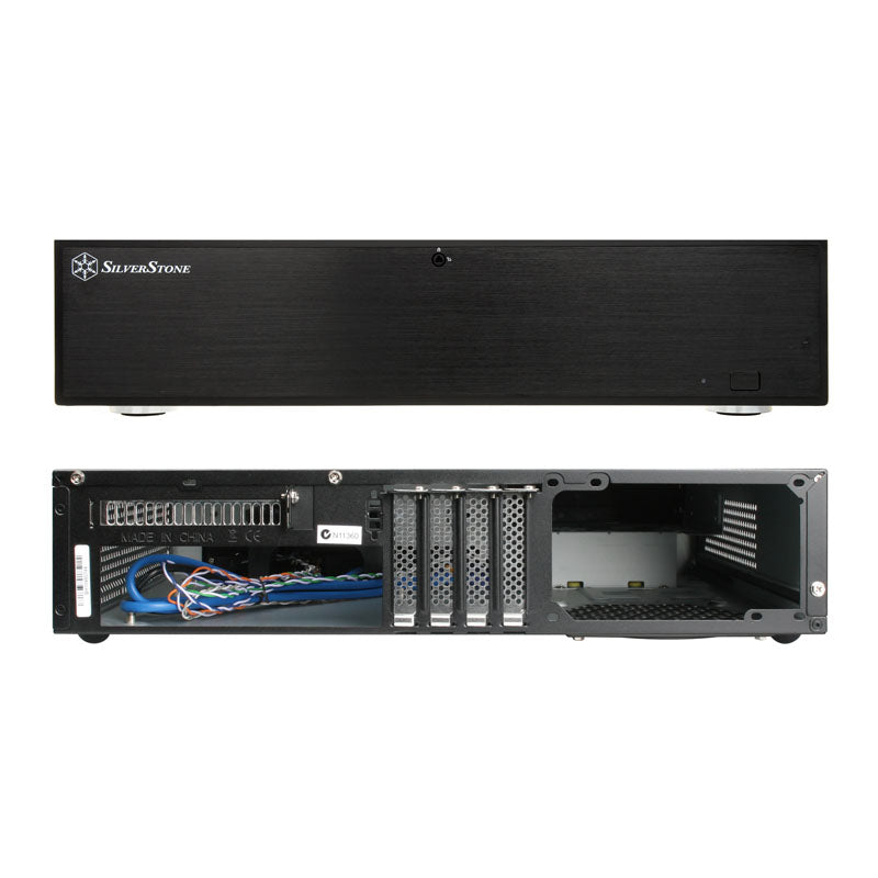 SilverStone SST-ML04B Milo HTPC Gehäuse - schwarz