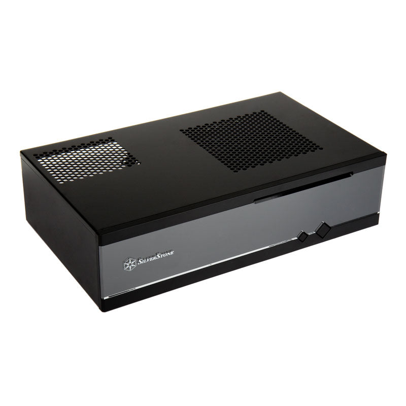 Silverstone ML05B HTPC Black with Front Panel USB 3.2 Gen 1 Type-A