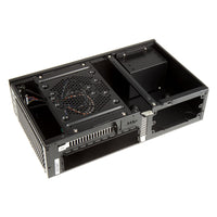 Silverstone ML05B HTPC Black with Front Panel USB 3.2 Gen 1 Type-A