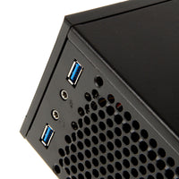 Silverstone ML05B HTPC Black with Front Panel USB 3.2 Gen 1 Type-A