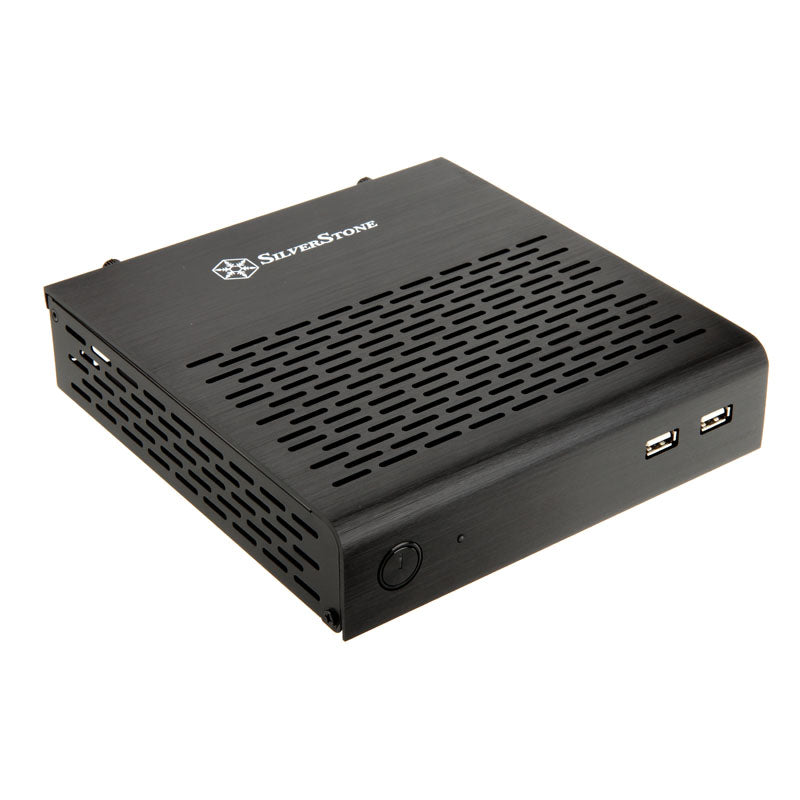 SilverStone SST-PT13B Petit Thin-Mini-ITX Gehäuse - schwarz